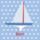Blaues Boot